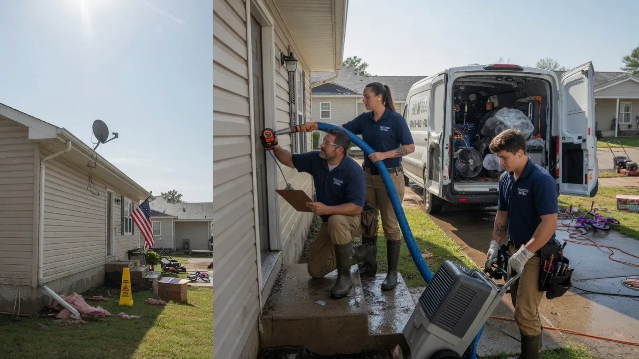 Ceiling Water Damage Restoration in Ashton, SD near me